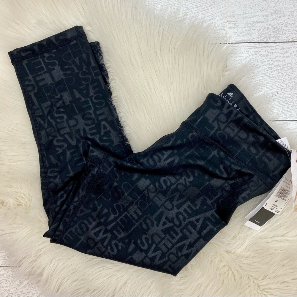 NWT Adidas Cropped activewear leggings size S